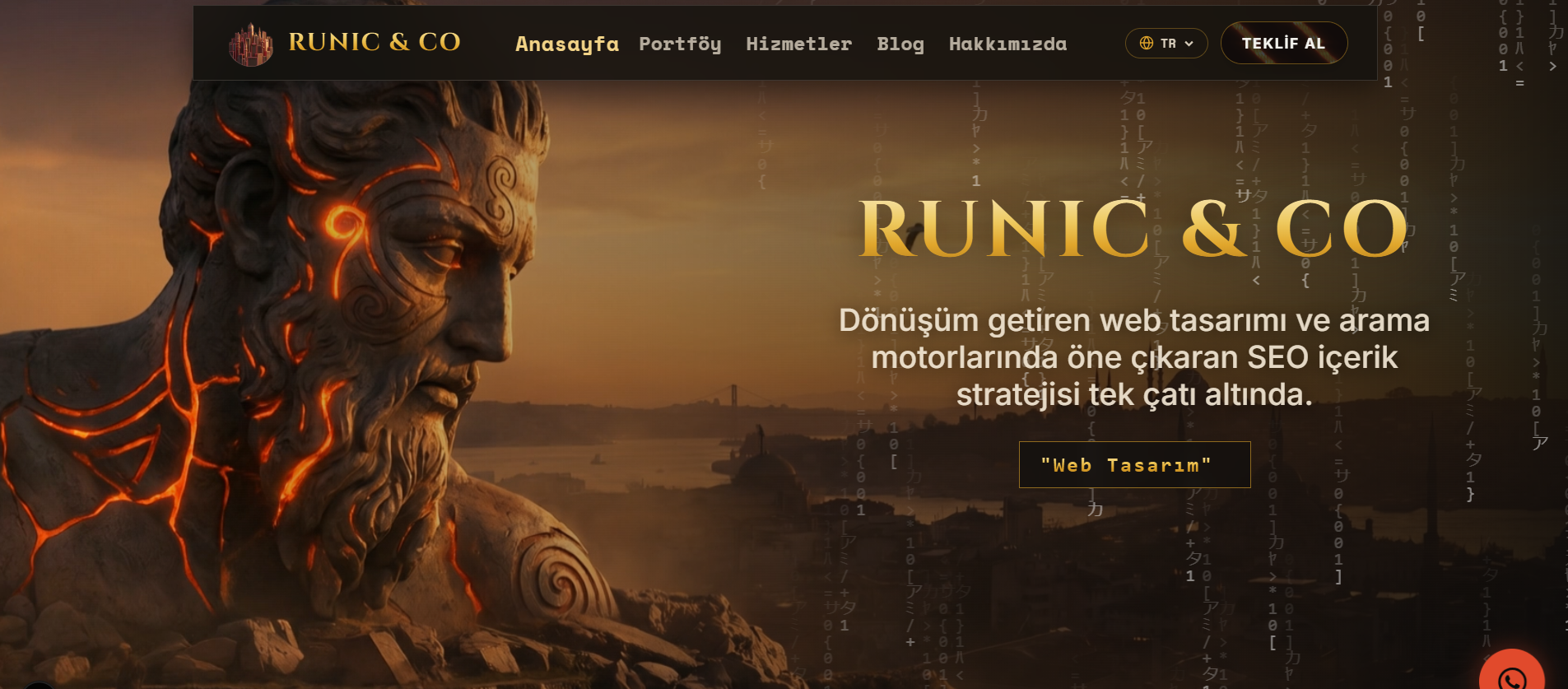 Runic & Co — web sitesi tasarımı
